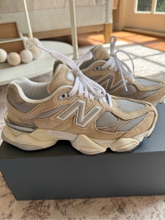 New Balance Shoes - New Balance Women's Beige and Gray Athletic Sneakers